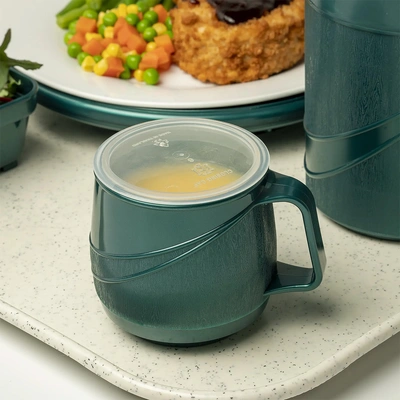 24pk Moderne Mug Single Handle 250ml Green