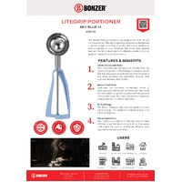 Bonzer Portioner No 14 Sky Blue