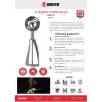 Bonzer Portioner No 8 Grey