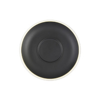 SMOKE/WHITE MATT ESPRESSO SAUCER