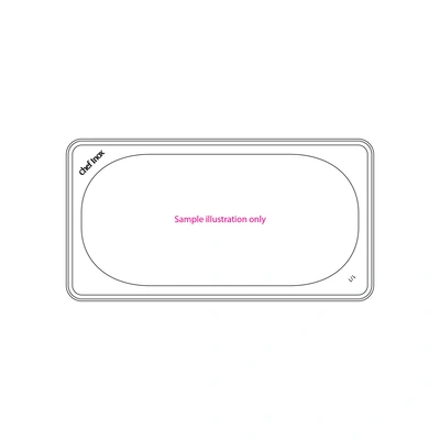 Chef Inox Gastronorm Pan 1/6x150mm