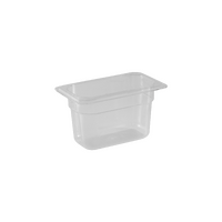 12pk 1/9 X 100MM GN Food Pan Clear