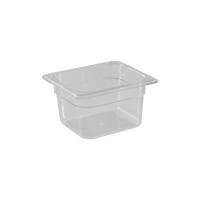 12pk 1/6 X 100MM GN Food Pan Clear