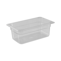 12pk 1/4 X 100MM GN Food Pan Clear
