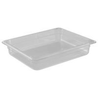 12pk 1/2 X 65MM GN Food Pan Clear
