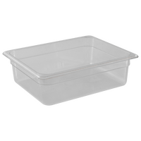 12pk 1/2 X 100MM GN Food Pan Clear