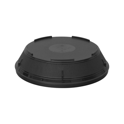 12pk Traditional Plate Cover Insulated Black