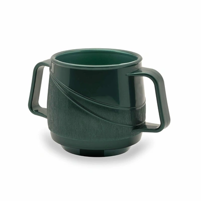 24pk Moderne Mug Twin Handle 250ml Green