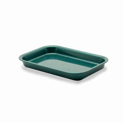 12pk Rectangular Tray Green