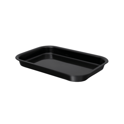 12pk Rectangular Tray Black