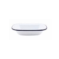 FALCON PIE DISH OBLONG ENAMELWARE 16CM