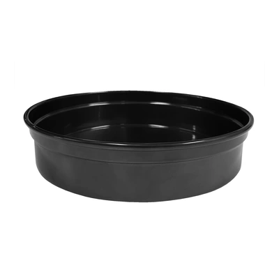 Chef Inox Round Bar Tray Black Aluminium 240x50mm