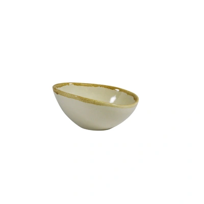 TABLEKRAFT COAST SAND DUNE TRIANGULAR BOWL 160mm