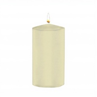 75x150mm UNWRAPPED CYLINDER -CREAM(24)