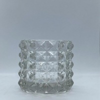Waxglo Glass TEALIGHT HOLDER (12) 72 X 65MM TEXTURED 