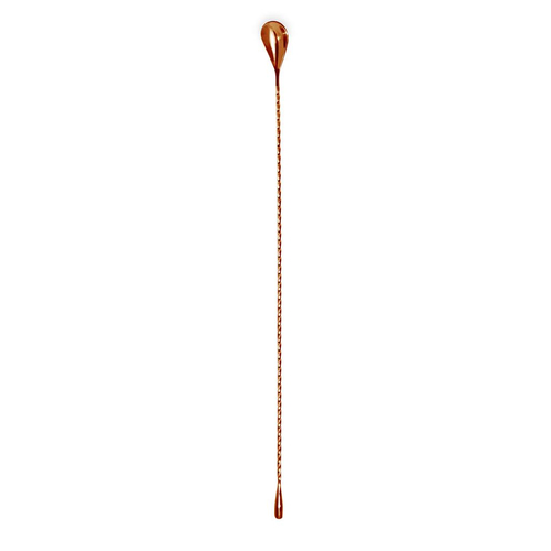 COCKTAIL DROPLET MIXING SPOON 50CM COPPE