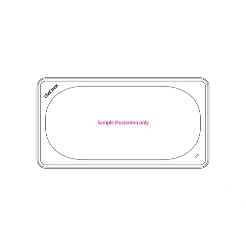 Chef Inox Gastronorm Pan 1/4x100mm