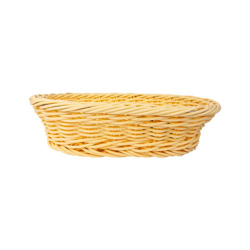 BREAD BASKET OVAL 24X19CM PP WICKER MD