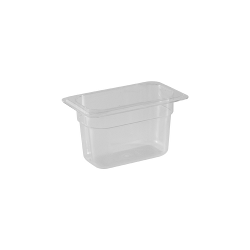 12pk 1/9 X 100MM GN Food Pan Clear