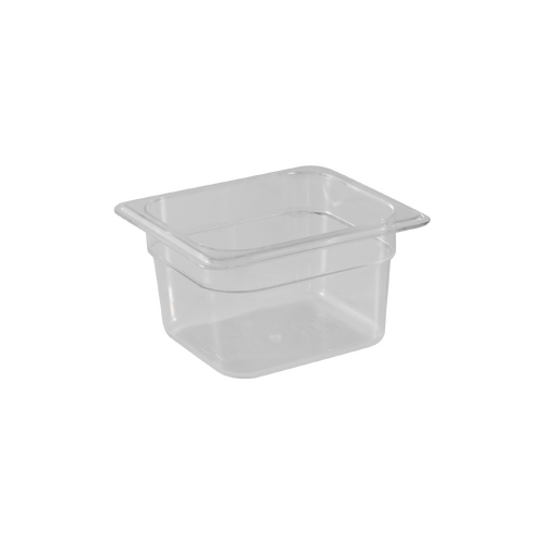 12pk 1/6 X 100MM GN Food Pan Clear