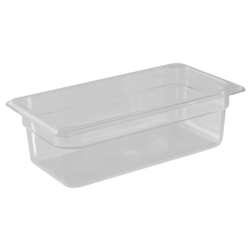 12pk 1/3 X 100MM GN Food Pan Clear