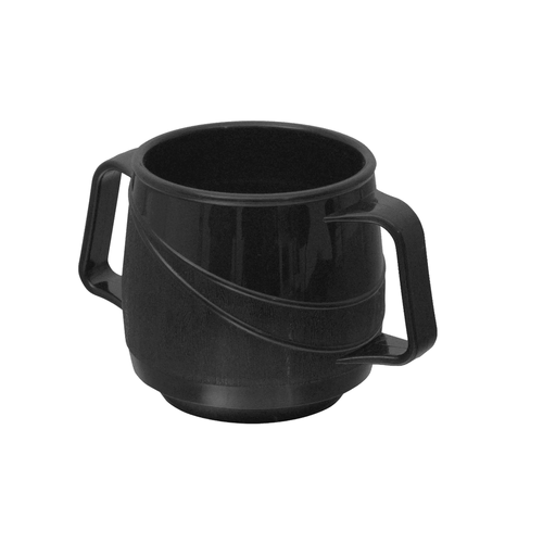 24pk Moderne Mug Twin Handle 250ml Black