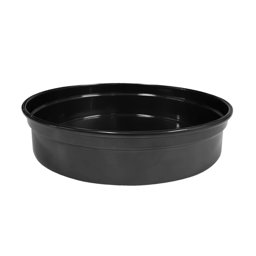 Chef Inox Round Bar Tray Black Aluminium 240x50mm