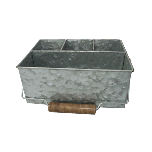 TABLE CADDY 4 COMPARTMENT GALVANISED