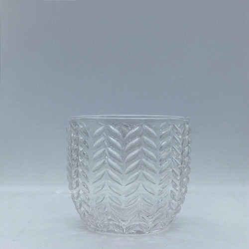 Waxglo Glass TEALIGHT HOLDER 55X65MM TEXTURED GLASS (
