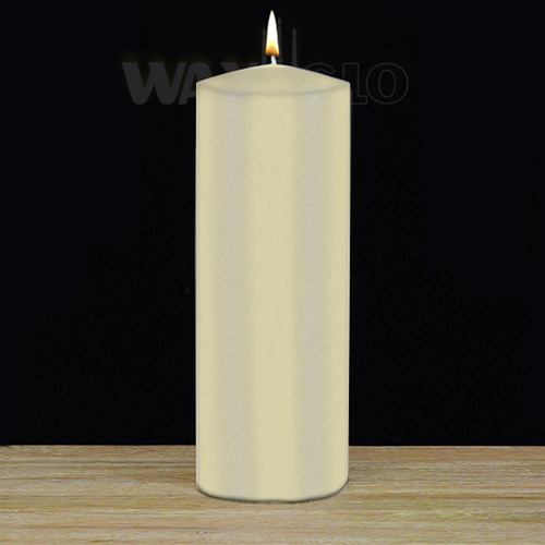75x225mm UNWRAPPED CYLINDER -CREAM(12)